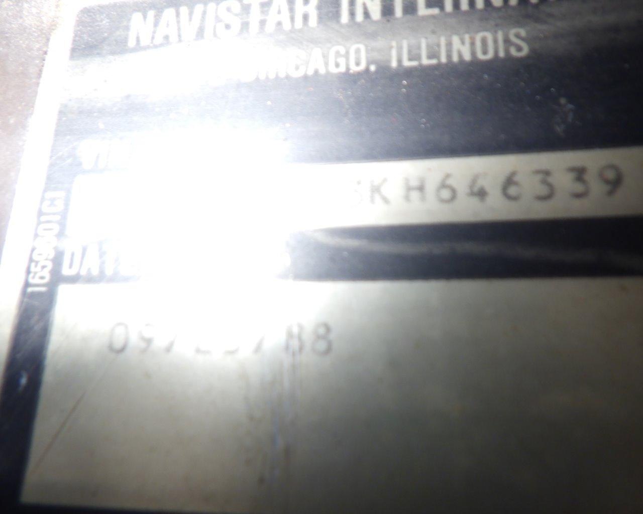 1989 NAVISTAR S1900 w/Tank & Hose s/n:646339