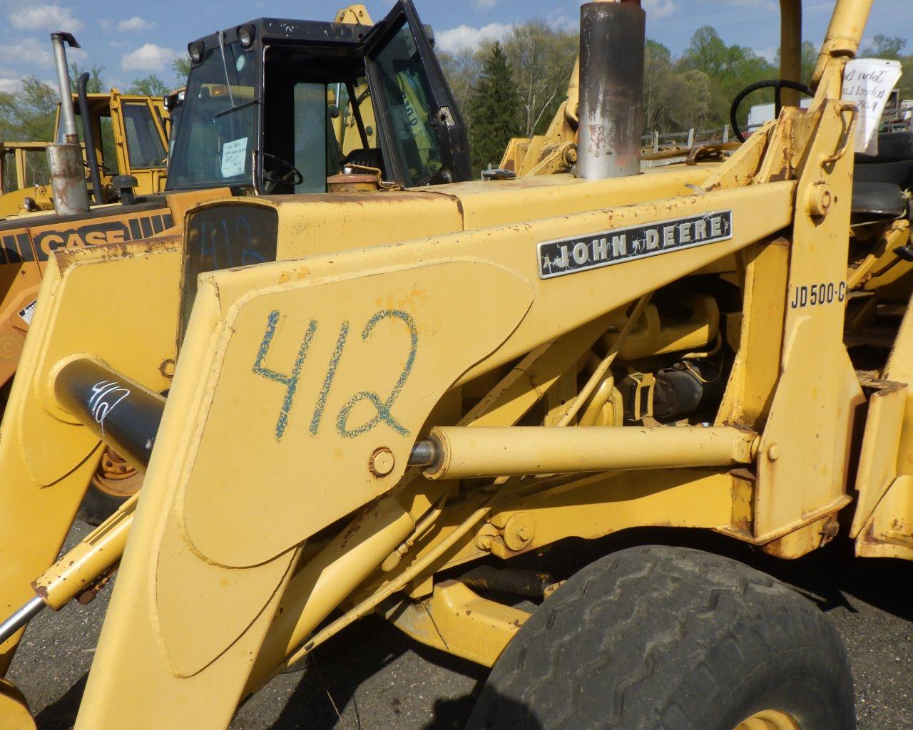 JOHN DEERE 500C Wheel Loader Backhoe   ROPS   2WD s/n:500CD3324891