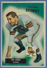 1955 Bowman #37 Lou Groza Cleveland Browns