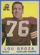 1959 Topps #60 Lou Groza Cleveland Browns
