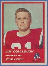 1963 Fleer #4 Jim Colclough Boston Patriots