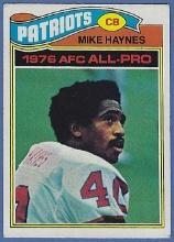 1977 Topps #50 Mike Haynes RC New England Patriots