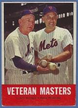 1963 Topps #43 Casey Stengel Veteran Masters