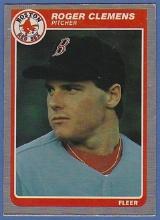 1985 Fleer #155 Roger Clemens RC Boston Red Sox