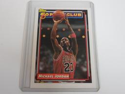 1992-93 TOPPS BASKETBALL MICHAEL JORDAN 50 POINT CLUB CHICAGO BULLS