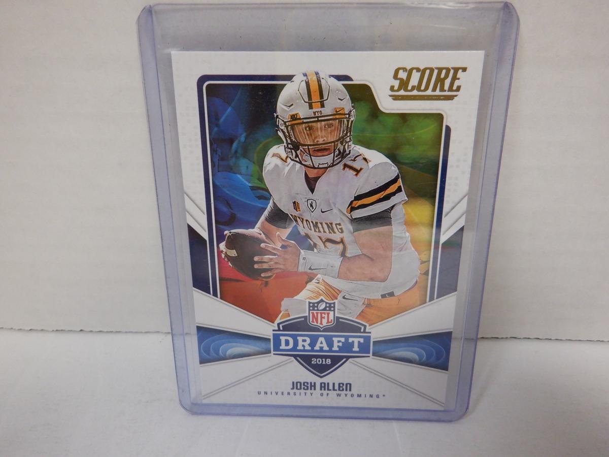 2018 PANINI SCORE #5 JOSH ALLEN RC