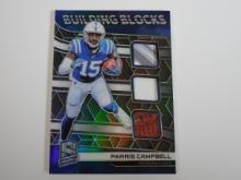 2019 PANINI SPECTRA PARRIS CAMPBELL TRIPLE PLAYER USED RELIC CARD 90/99 COLTS