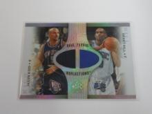 RARE 2006-07 UPPER DECK REFLECTIONS JASON KIDD GRANT HILL DUAL GAME USED JERSEY