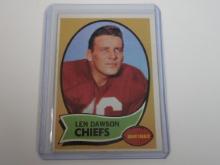 1970 TOPPS FOOTBALL #1 LEN DAWSON KANSAS CITY CHIEFS