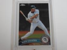 2011 TOPPS CHROME #85 MIKE GIANCARLO STANTON MARLINS