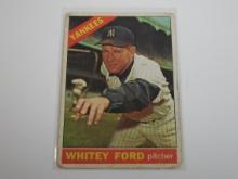 1966 TOPPS BASEBALL #160 WHITEY FORD NEW YORK YANKEES