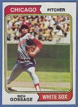 High Grade 1974 Topps #542 Rich Gossage 2nd Year Chicago White Sox