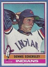 1976 Topps #98 Dennis Eckersley RC Cleveland Indians