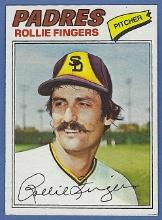 High Grade 1977 Topps #523 Rollie Fingers San Diego Padres