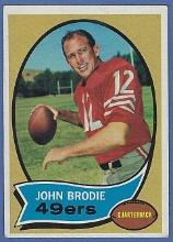 1970 Topps #130 John Brodie San Francisco 49ers