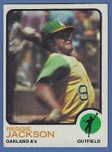 1973 Topps #255 Reggie Jackson Oakland Athletics