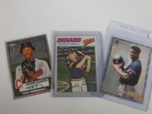 CLEVELAND INDIANS 3 CARD LOT