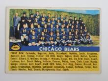 1956 TOPPS FOOTBALL #119 CHICAGO BEARS TEAM CARD VERY NICE