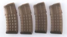 Group of 4 Steyr AUG .223 30 Round Magazines