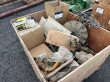 Crate Of John Deere Filters, Top Link, Belts & Tillage Parts