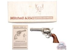 Scarce Uberti Mitchell Arms Single Action Army .45 Long Colt Nickel Revolver