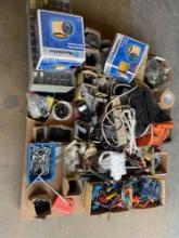Pallets of Misc. Shop items, Nuts, Bolts, Extension Cable, Speaker Etc - See Photo