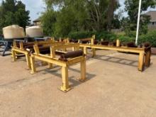 Saw heavy duty Infeed Roller Conveyor Roll System - See Photo