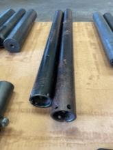 Lot of 2: Di-Vibrating Boring Bars with No heads, 2-1/2" Dia, Assorted Lengths for NZL6000