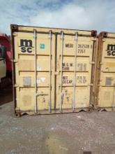 2006 MSC SHIPPING CONTAINER