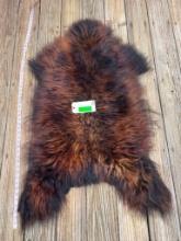 BEAUTIFUL, - New, Icelandic, sheep hide, skin, long- Super soft fur... 46 inches long x 25 inches wi