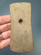 4" Slate Bell Pendant, Found in Scotia Co., Ohio, Overall Great Condition and Nice Form, COA