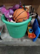 BIN OF TOYS