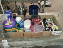 LOT OF MISC KITCHEN AND HOUSEHOLD