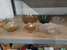 LOT OF GLASS BOWLS