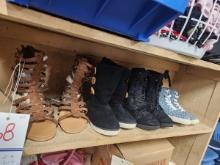 LOT OF GIRLS SHOES - SIZES 3, 12, 5/6 AND 2