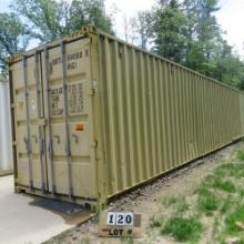 40'x8' High Cube 9'6" Container One Trip Doors on Each End, Mfg. 3/2019