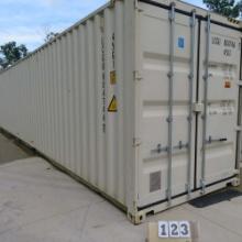 40'x8' High Cube 9'6" Container One Trip Double Doors on Each End, Mfg. 2/2