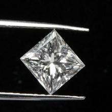 GIA CERTIFIED 0.5 CTW I/SI2 PRINCESS DIAMOND