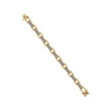 8.17 Ctw SI2/I1 Diamond 14K Yellow Gold Bracelet