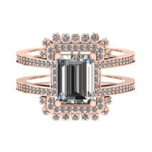 2.68 Ctw SI2/I1 Diamond 14K Rose Gold Engagement Ring