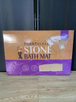 Purrpalazzo Premium Bath Mat Stone
