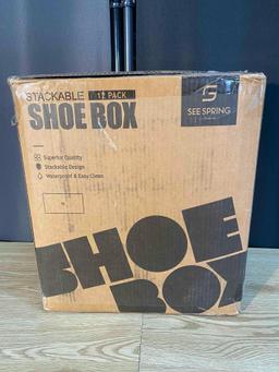 SEE SPRING Large 12 Pack Shoe Storage Box