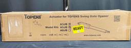TOPENS A8 Automatic Gate Opener for Heavy Duty Single Swing Gates Up to 18ft
