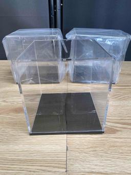 3 Clear Acrylic Simple Self-Assembly Display Boxes