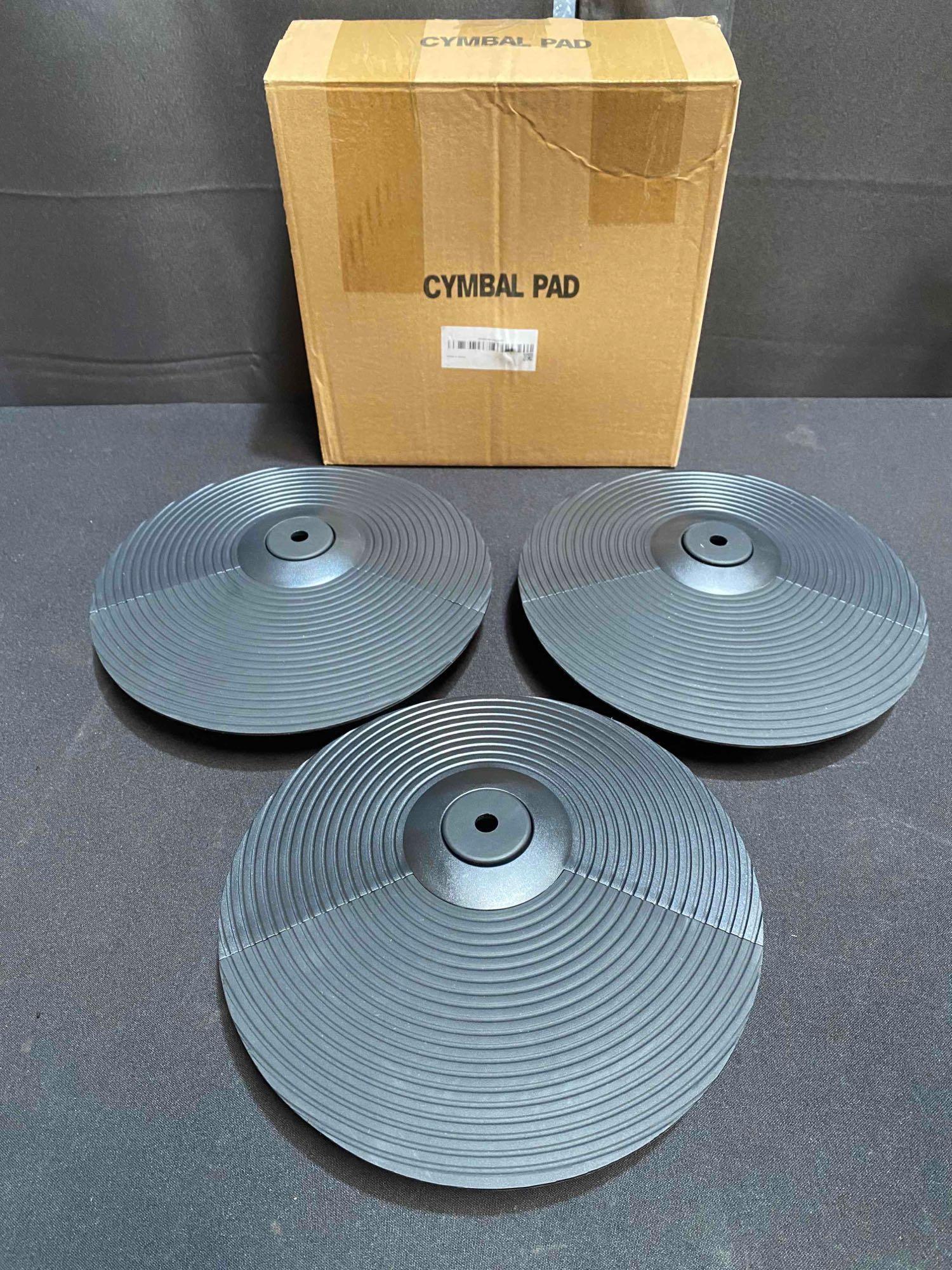Set of 3 Cymbal Pad for Donner Electric Drum Set for Beginner Adults