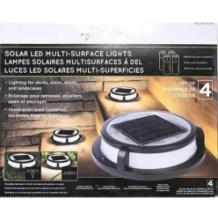 MyHOME Solar Multi-Surface LED Lights 12 Lumen Deck Driveway,