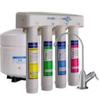 Pure Blue H2O 4-Stage 50 GPD Certified Reverse Osmosis Water Filter System