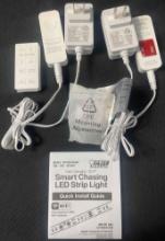 Remote, Power Supply, Controller and Mounting Clips for Smart Color Chasing String Light
