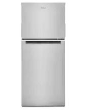 Whirlpool 24 in 11.6 cu ft. Top Freezer Refrigerator in Fingerprint Resistant Stainless Finish