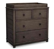 Simmons Kids Dresser with Drawer Interlocks and Changing Top
